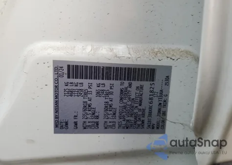 2024 Nissan Rogue Sv из США, поврежденный, VIN 5N1BT3BBXRC681825